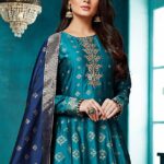 peacock-green-and-navy-blue-ombre-anarkali-suit-with-banarasi-dupatta1