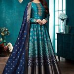 peacock-green-and-navy-blue-ombre-anarkali-suit-with-banarasi-dupatta1